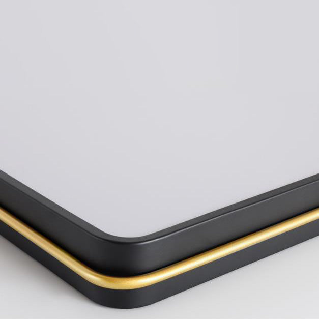 DEL Flush Mount Ceiling Light Fixtures with Iron Art for Living Room Restaurant