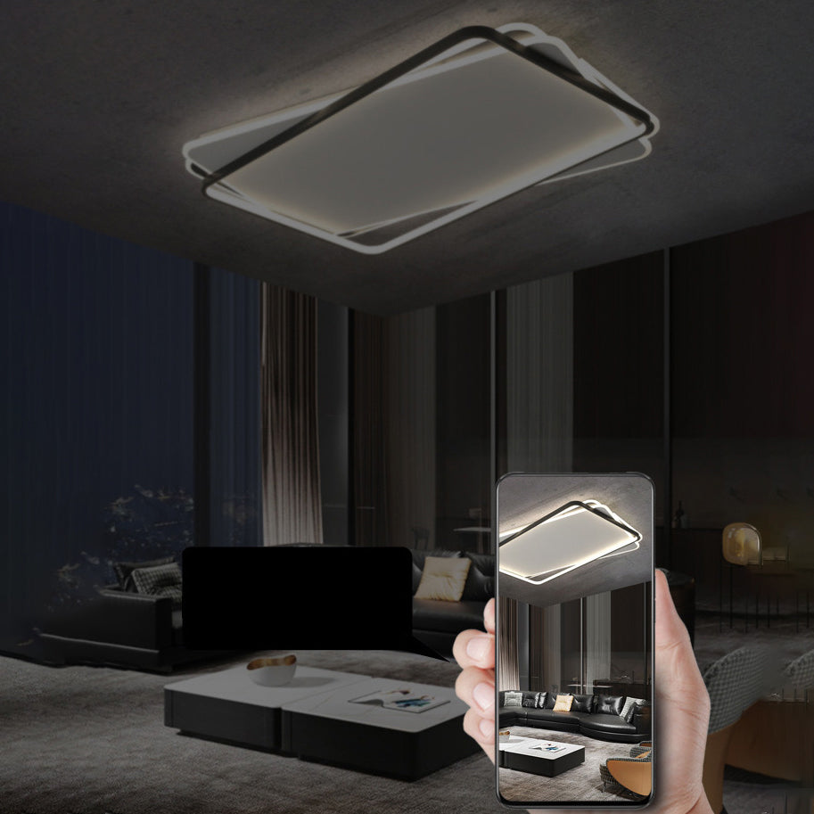 Simple Flush Moun Ceiling Lamp Ultra-thin Lamp for Bedroom Living Room