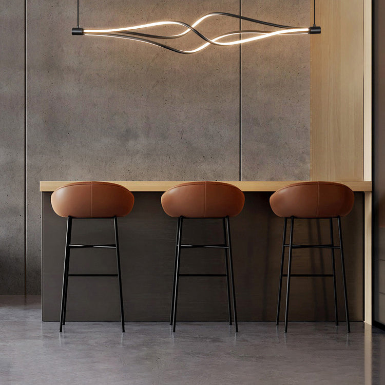 Modern Chandeliers For Foyer Wave Suspension Light LED Pendant Light Fixtures