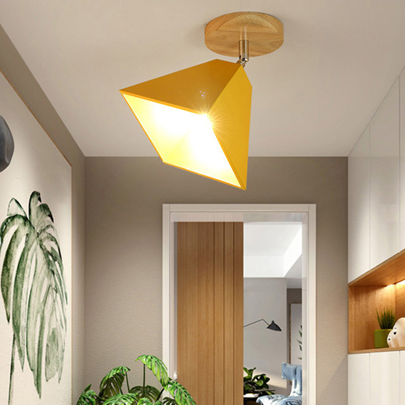 Geometric Flush Mount Massimale Light con Iron Art per Corridor Balcone