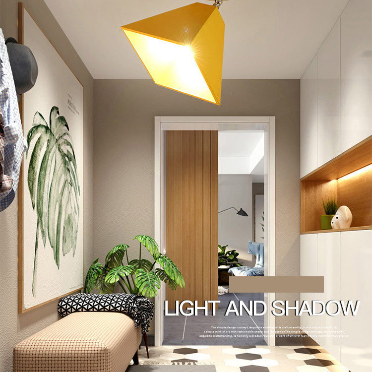 Geometric Flush Mount Massimale Light con Iron Art per Corridor Balcone