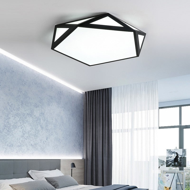 Creative Geometric Flush Mount Ceiling Light Colorful Macaron Lamp for Kid's Room