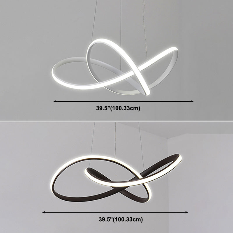 2 colori opzionali in atto opzionale lampadario moderno sospeso per la camera da letto del soggiorno