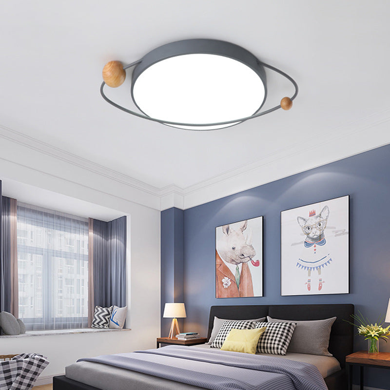 Lámparas y lámparas incrustadas con pantalla de acrílico para habitaciones infantiles de estilo Nórdico