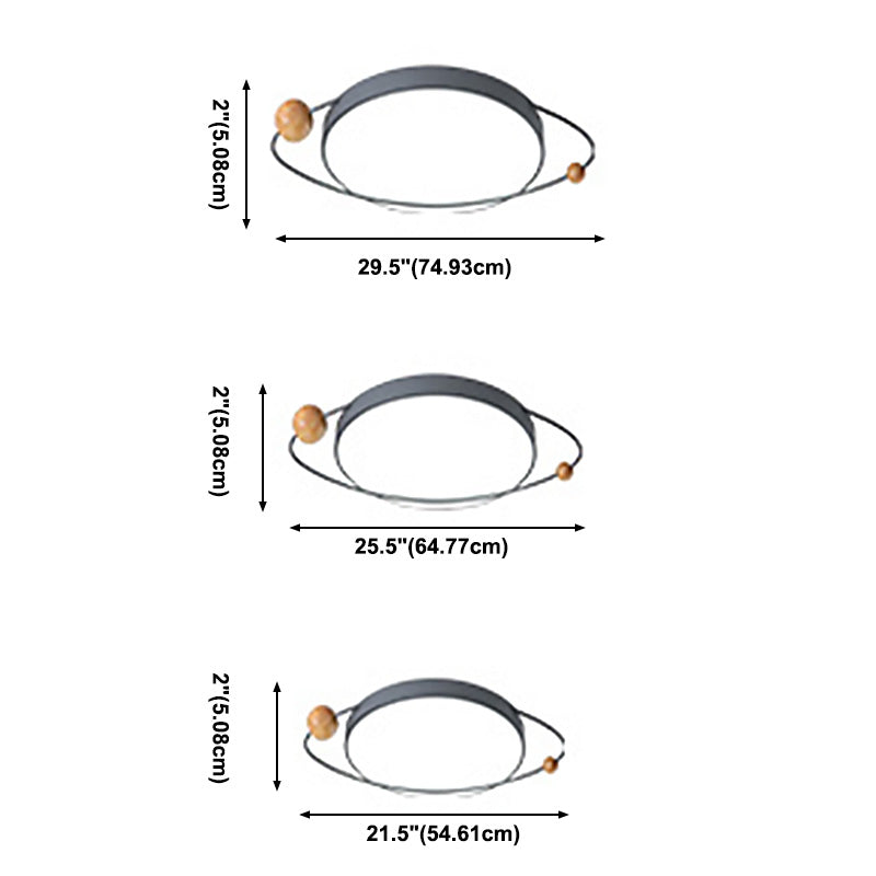 Lámparas y lámparas incrustadas con pantalla de acrílico para habitaciones infantiles de estilo Nórdico