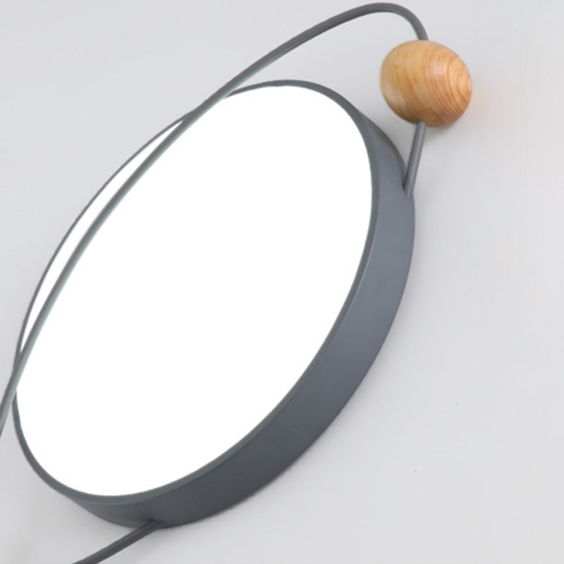 Lámparas y lámparas incrustadas con pantalla de acrílico para habitaciones infantiles de estilo Nórdico