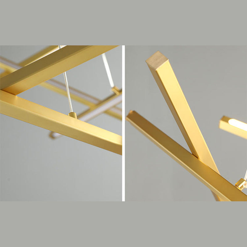 Estilo moderno colgante colgante colgante acrílico lámparas de luz para sala de estar dormitorio