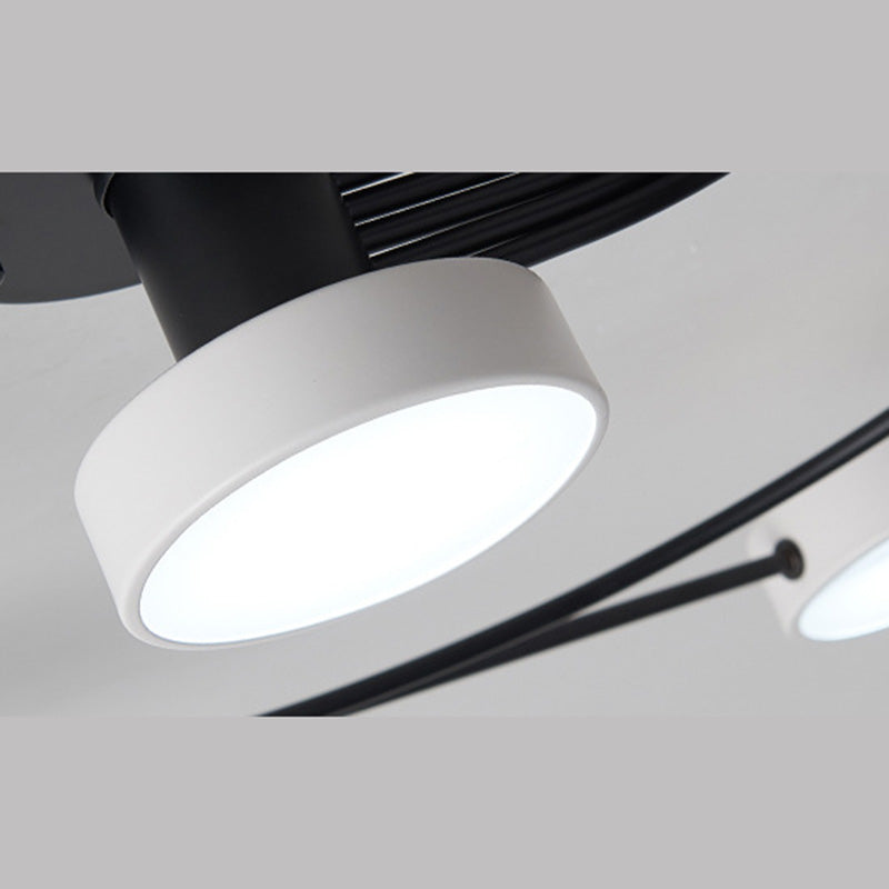 Nordic Style Flush Mount Plafondlamp Eenvoudige Moderne Creatieve Plafondlamp voor Woonkamer