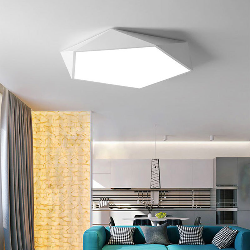 Nordic flushmountlights plafonnier macaron coloré pour salon