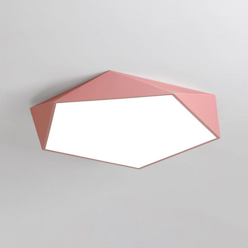 Nordic flushmountlights plafonnier macaron coloré pour salon