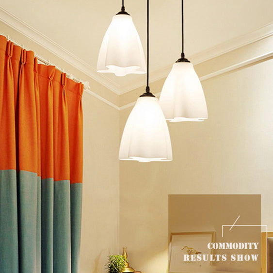 Glaswellplätze anheize Beleuchtung moderne 3 Kopfhängelampe für Esszimmer