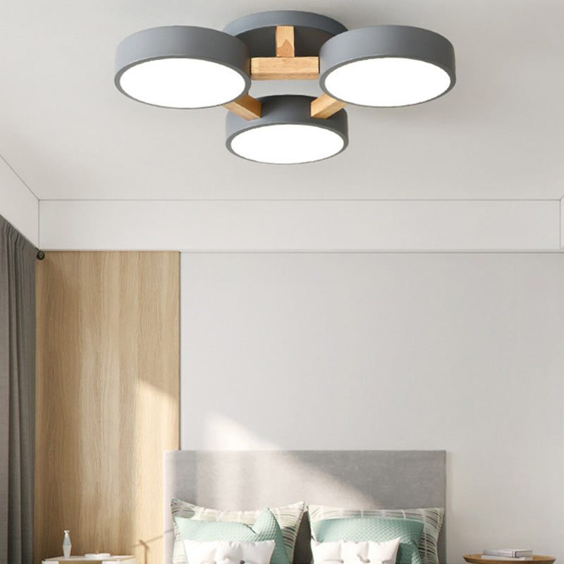 Makaron Unterputz-Deckenleuchte mit mehreren Lichtern für Wohnzimmer, Kinderzimmer