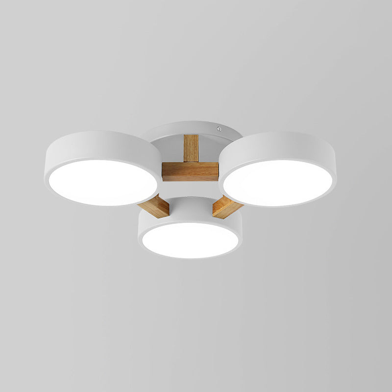 Makaron Unterputz-Deckenleuchte mit mehreren Lichtern für Wohnzimmer, Kinderzimmer