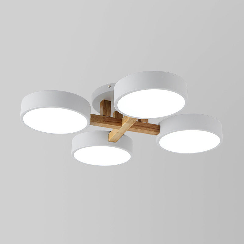 Makaron Unterputz-Deckenleuchte mit mehreren Lichtern für Wohnzimmer, Kinderzimmer