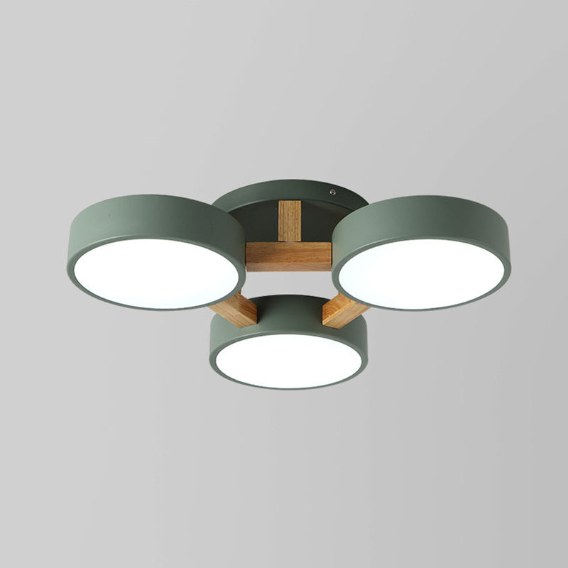 Makaron Unterputz-Deckenleuchte mit mehreren Lichtern für Wohnzimmer, Kinderzimmer