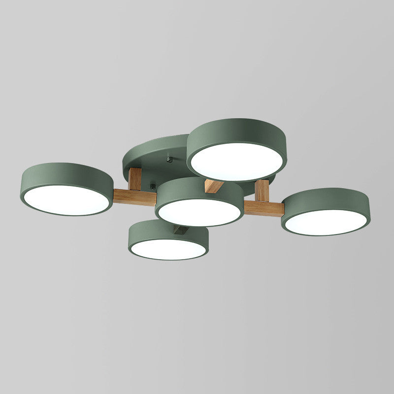 Makaron Unterputz-Deckenleuchte mit mehreren Lichtern für Wohnzimmer, Kinderzimmer