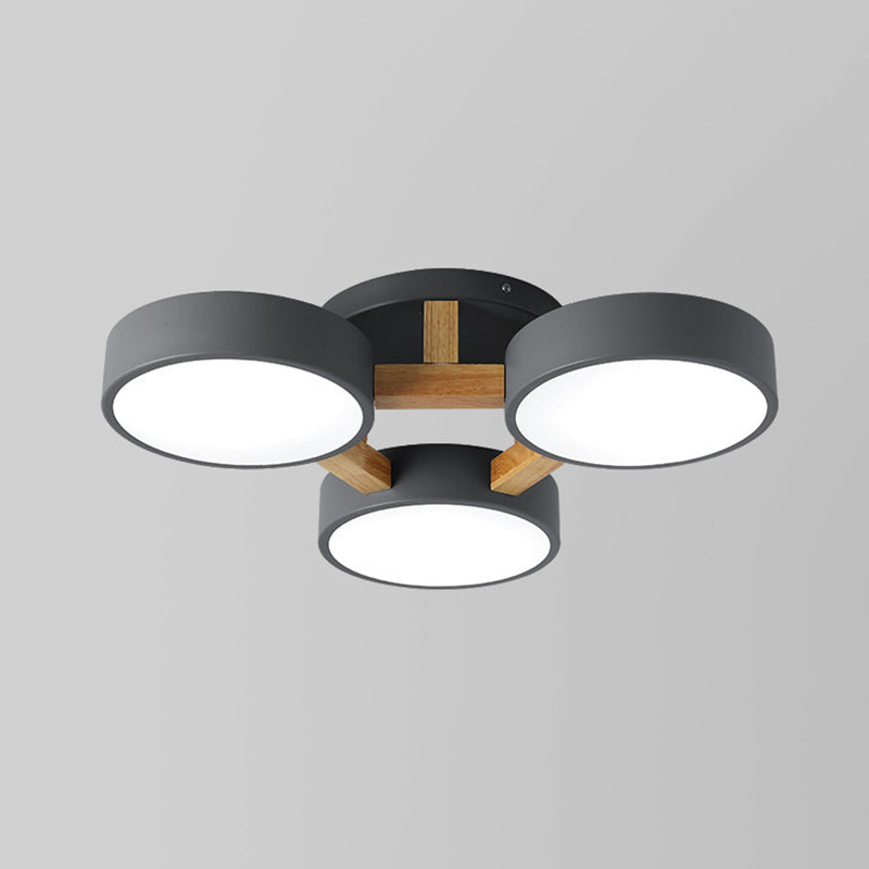 Makaron Unterputz-Deckenleuchte mit mehreren Lichtern für Wohnzimmer, Kinderzimmer