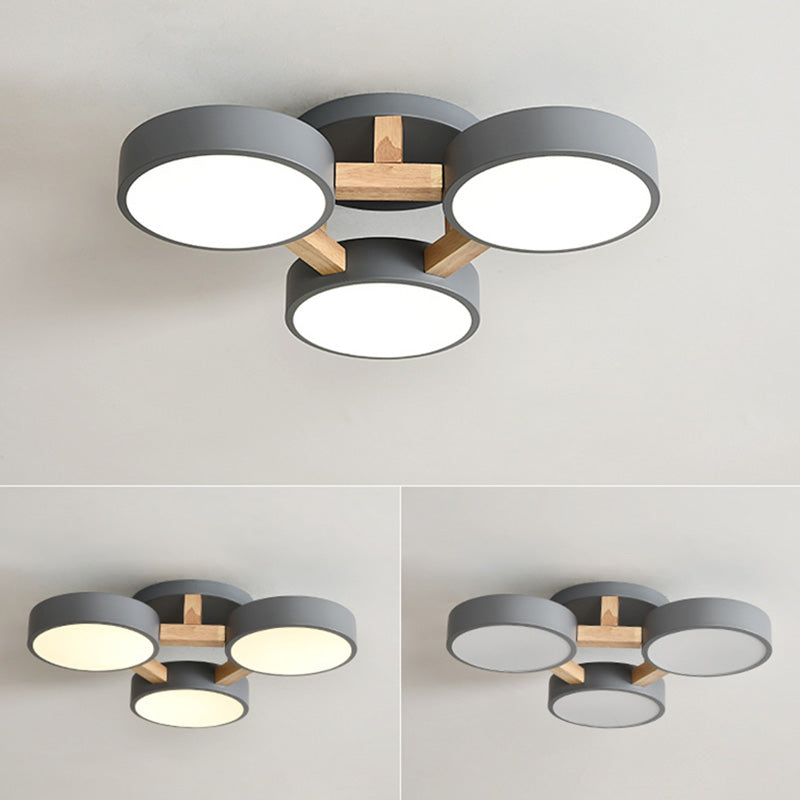 Makaron Unterputz-Deckenleuchte mit mehreren Lichtern für Wohnzimmer, Kinderzimmer