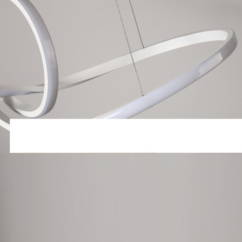 3 Farbe optional moderne Turn -Kronleuchter LED Hängende Leuchten für Wohnzimmer Schlafzimmer