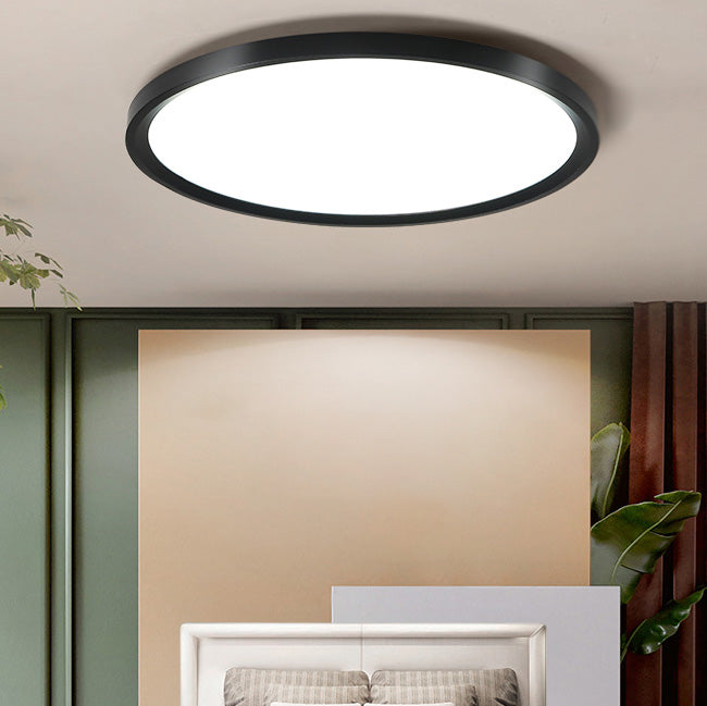 Nordic Style Ultra-fine Flush Mount Ceiling Lamp for Living Room Study Room