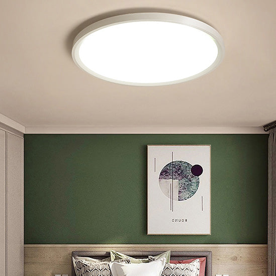 Nordic Style Ultra-fine Flush Mount Ceiling Lamp for Living Room Study Room