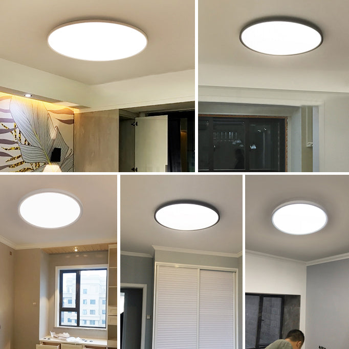 Nordic Style Ultra-fine Flush Mount Ceiling Lamp for Living Room Study Room