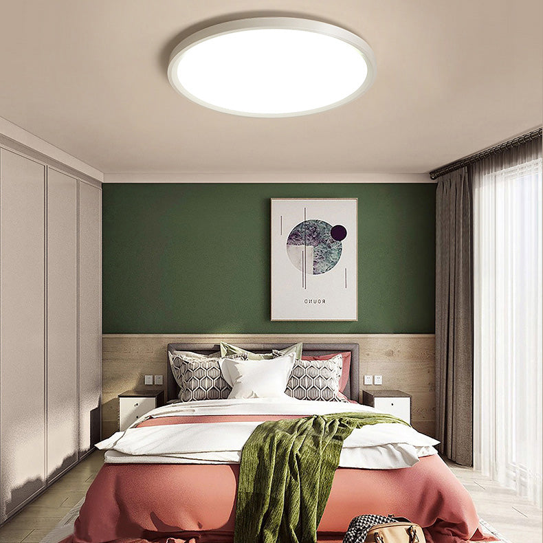 Nordic Style Ultra-fine Flush Mount Ceiling Lamp for Living Room Study Room