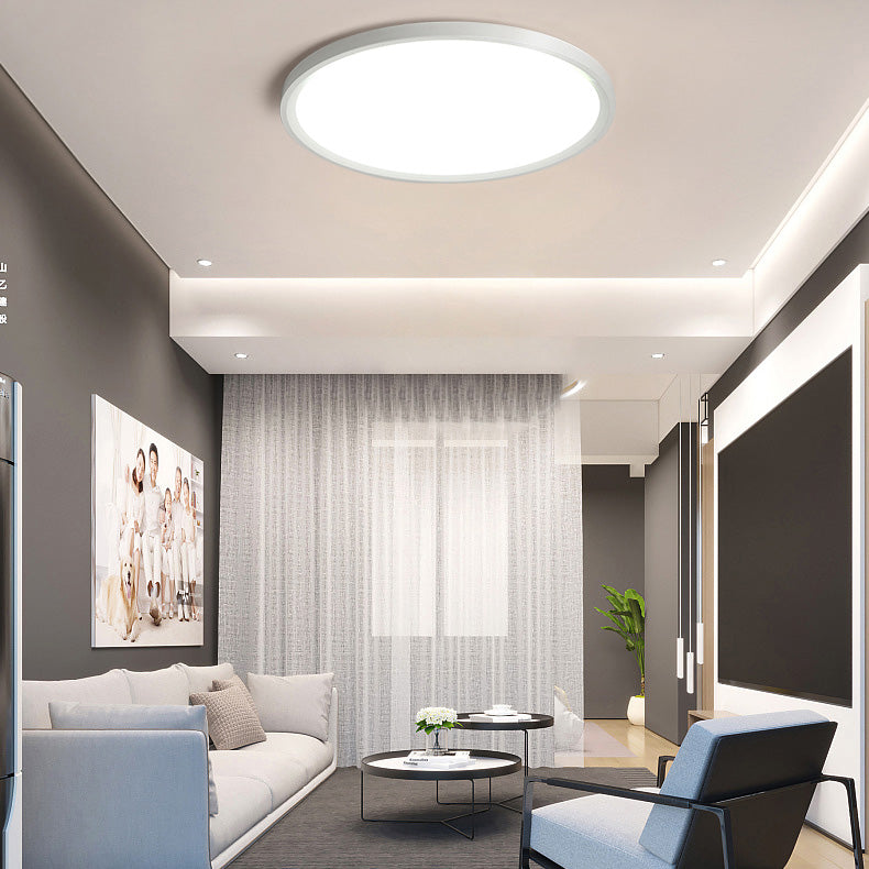 Nordic Style Ultra-fine Flush Mount Ceiling Lamp for Living Room Study Room