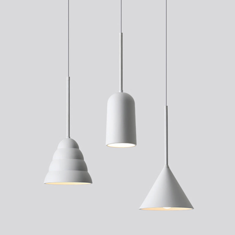 Lámpara colgante de techo Macron Luz de techo de metal simple para dormitorio de comedor