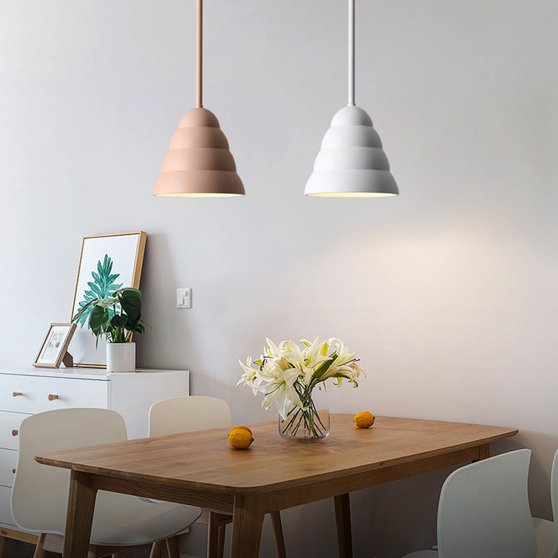 Lámpara colgante de techo Macron Luz de techo de metal simple para dormitorio de comedor