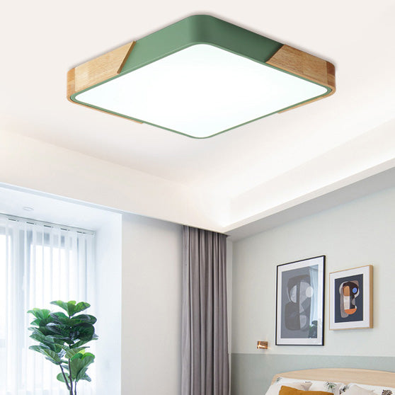 Plafonnier nordique Macaron LED plafonnier encastré pour balcon couloir