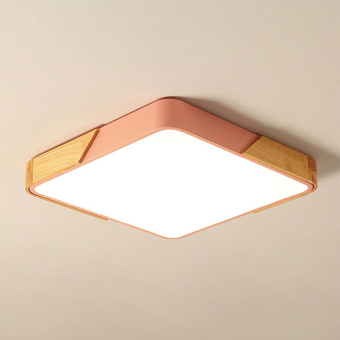 Plafonnier nordique Macaron LED plafonnier encastré pour balcon couloir