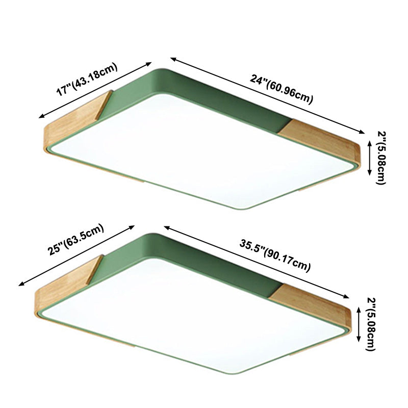 Plafonnier nordique Macaron LED plafonnier encastré pour balcon couloir