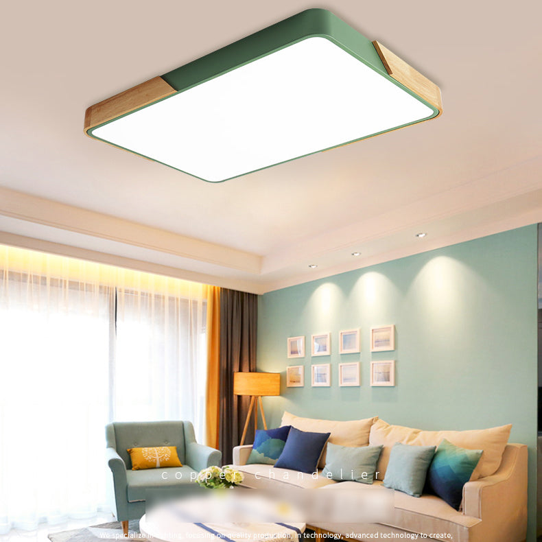 Plafonnier nordique Macaron LED plafonnier encastré pour balcon couloir