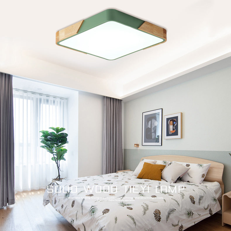 Plafonnier nordique Macaron LED plafonnier encastré pour balcon couloir