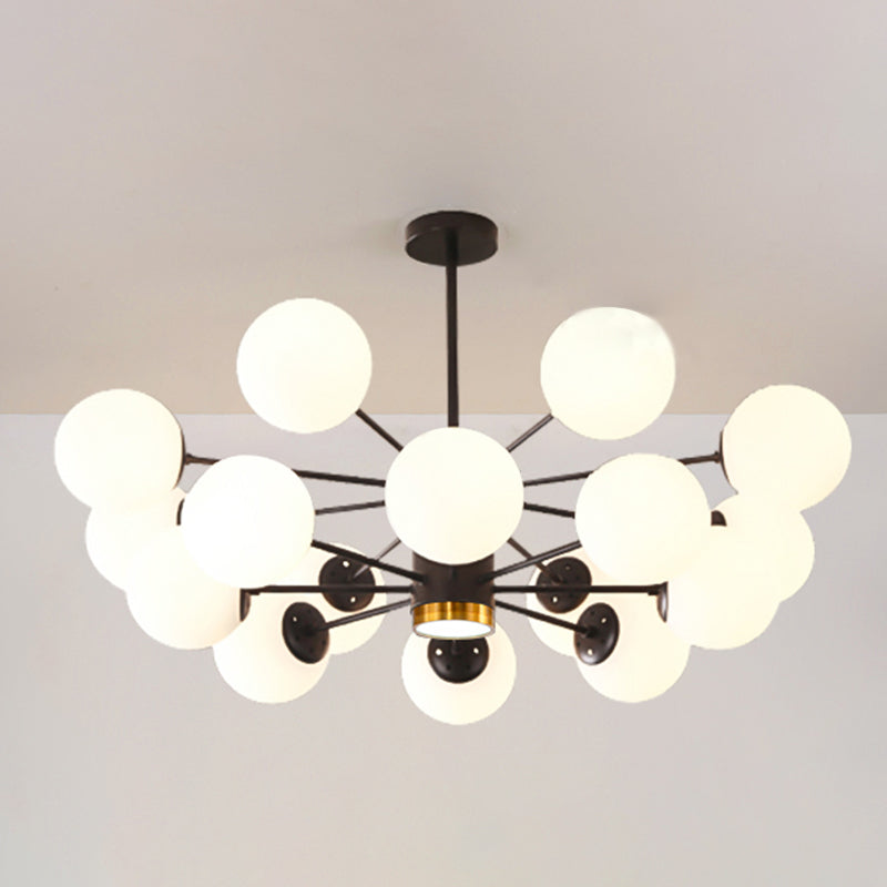 2 Schichten minimalistischer Kronleuchter Glasanhänger Kronleuchter für Esszimmer Schlafzimmer