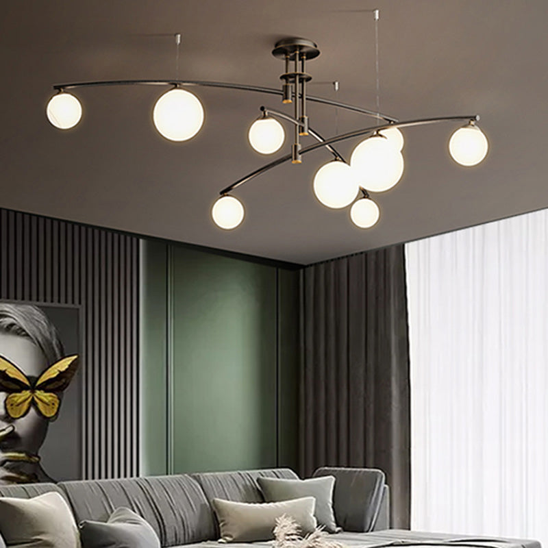 2 colori moderni opzionali per sala da pranzo a sospensione a sospensione in ottone