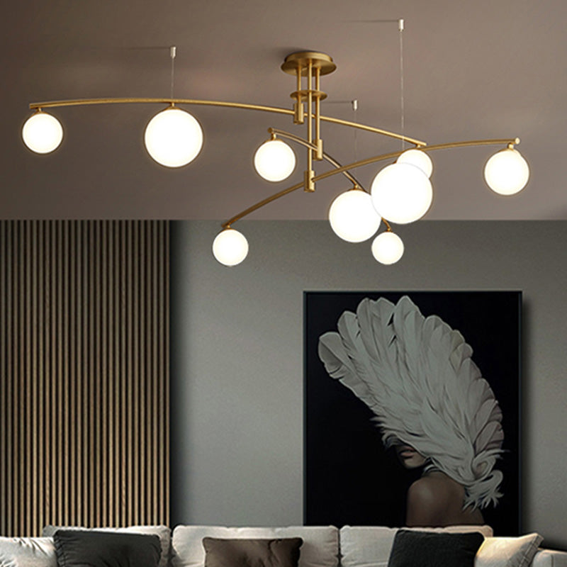 2 colori moderni opzionali per sala da pranzo a sospensione a sospensione in ottone