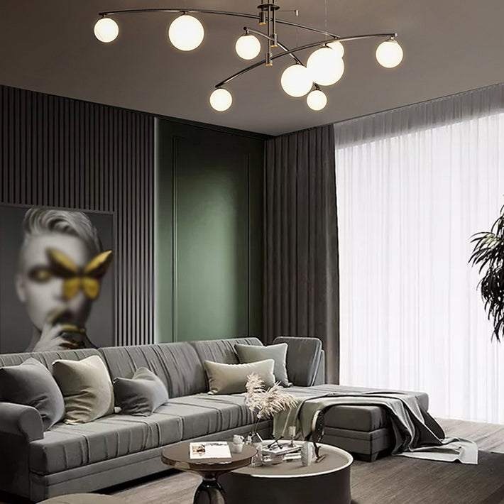 2 colori moderni opzionali per sala da pranzo a sospensione a sospensione in ottone