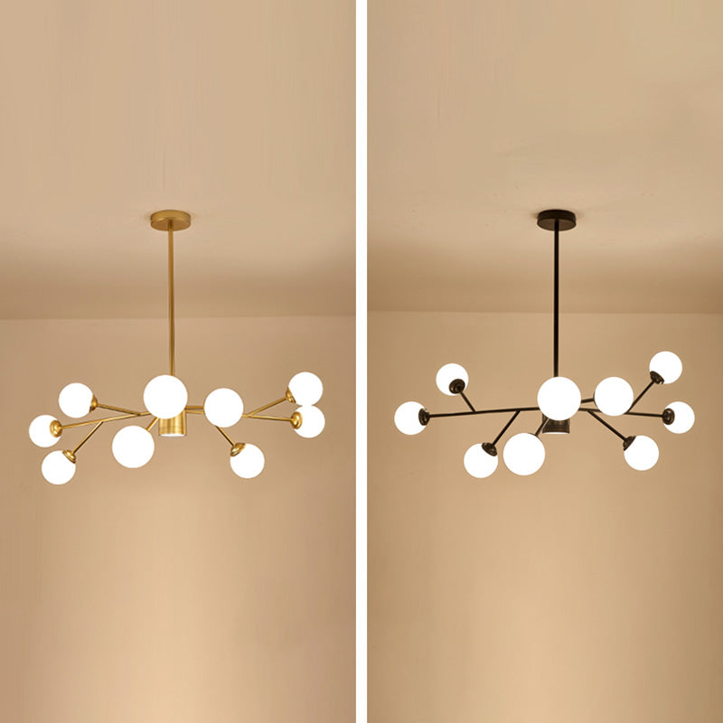 Ramo di lampadario minimalista luci a soffitto appeso per la camera da letto del soggiorno