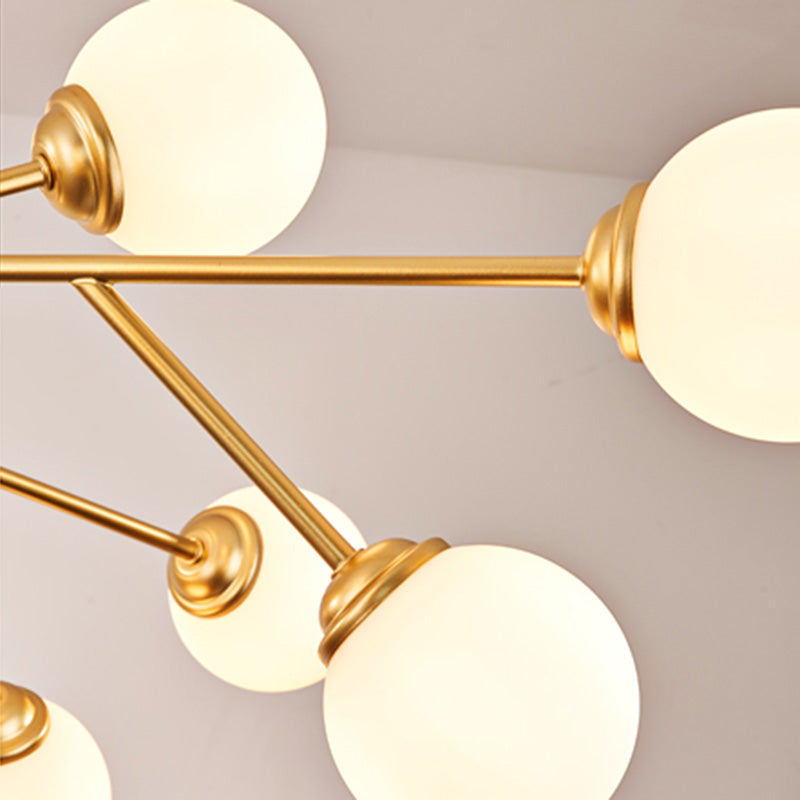 Ramo di lampadario minimalista luci a soffitto appeso per la camera da letto del soggiorno