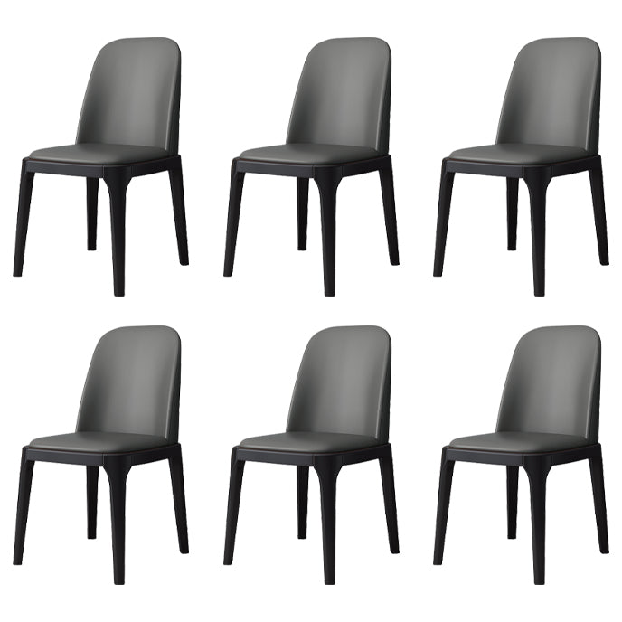 Industrial Style Side Chairs Oak Solid Wood Dining Room Side Chair Set