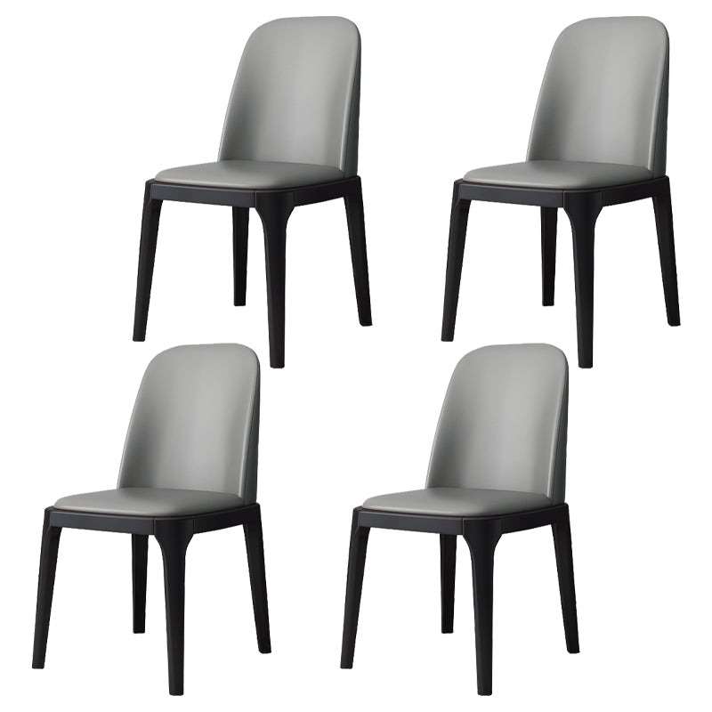 Industrial Style Side Chairs Oak Solid Wood Dining Room Side Chair Set
