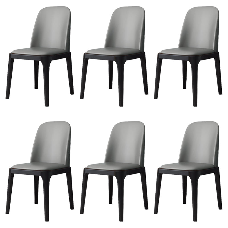 Industrial Style Side Chairs Oak Solid Wood Dining Room Side Chair Set