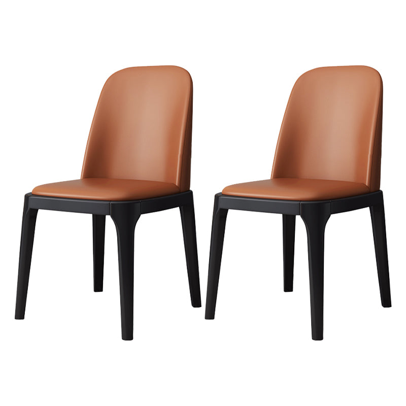 Industrial Style Side Chairs Oak Solid Wood Dining Room Side Chair Set