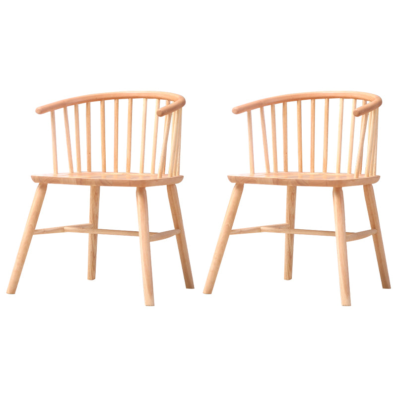Wooden Dining Side Chairs Industrial Style 19'' Wide Windsor Back Side Chair