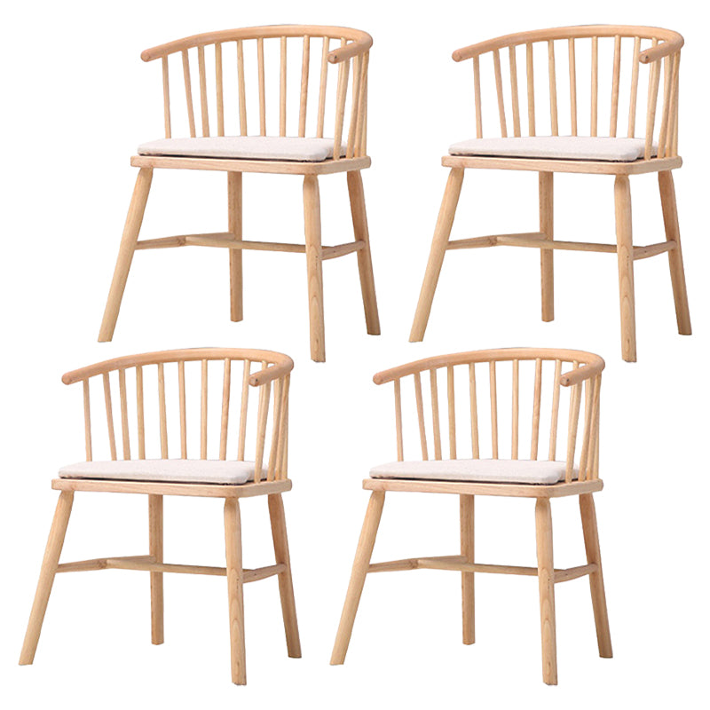 Wooden Dining Side Chairs Industrial Style 19'' Wide Windsor Back Side Chair
