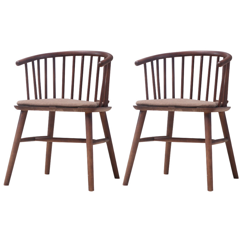 Wooden Dining Side Chairs Industrial Style 19'' Wide Windsor Back Side Chair