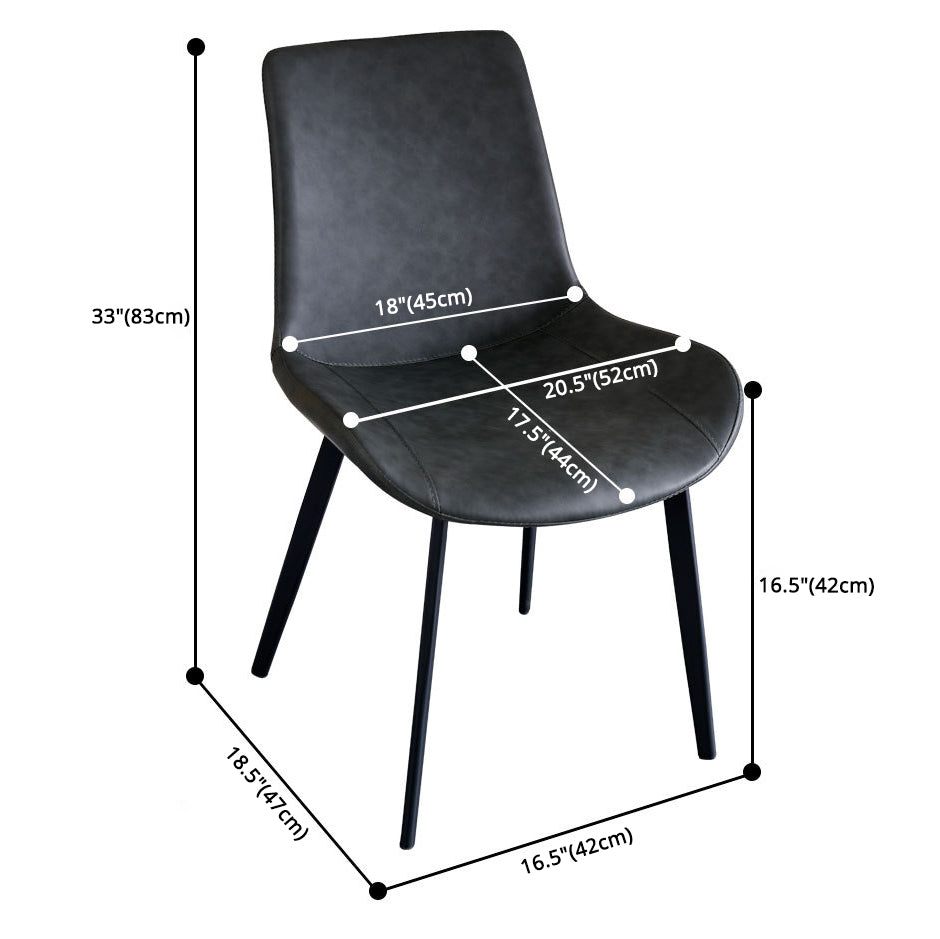 Contemporary Chairs High-density Sponge Cushion Parsons Side Chair for Kitchen