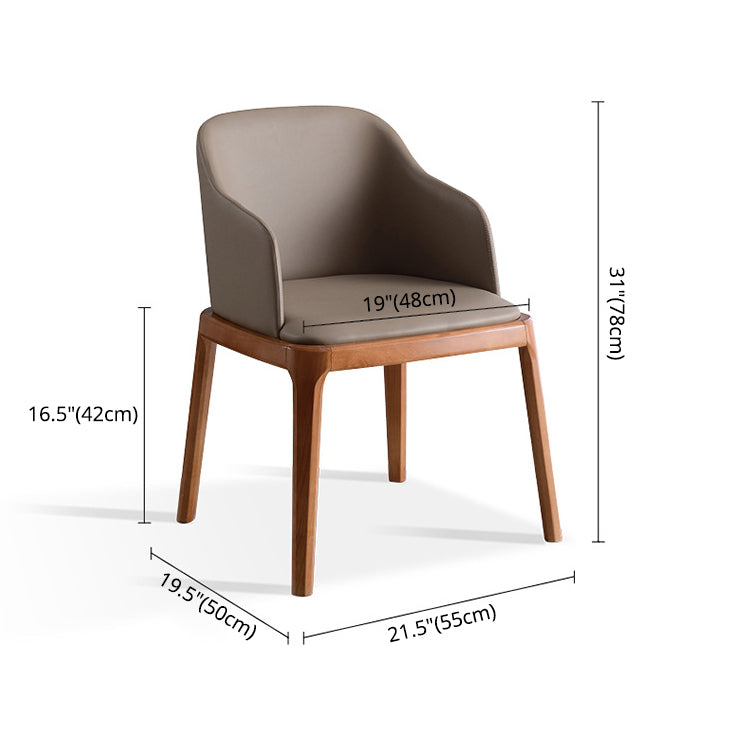 Glam – chaises scandinaves en bois de frêne, ensemble de chaises de cuisine et de salle à manger avec accoudoirs à dossier solide